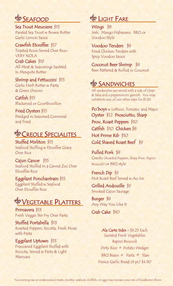 Page 2, Menu