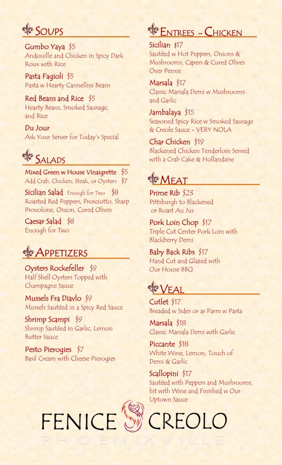 Page 1, Menu