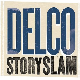 Delco Story Slam logo