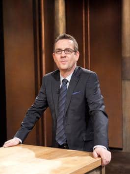 Ted Allen, on set of Chopped | Credit: Food Network