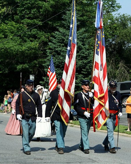 Mem. Parade Civil War Re-Enactors