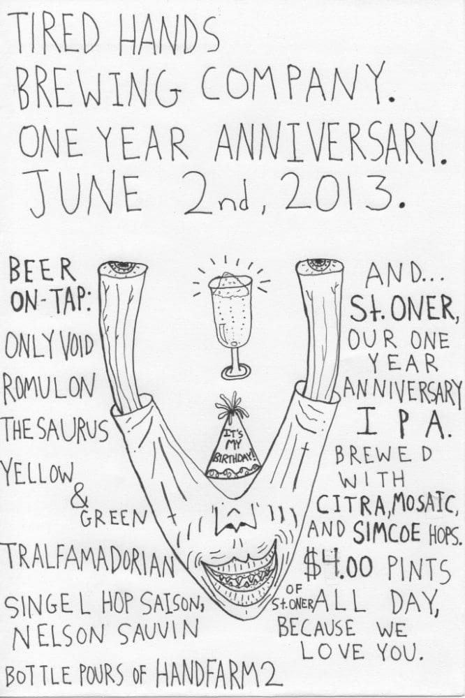 Tired Hands Anniversary