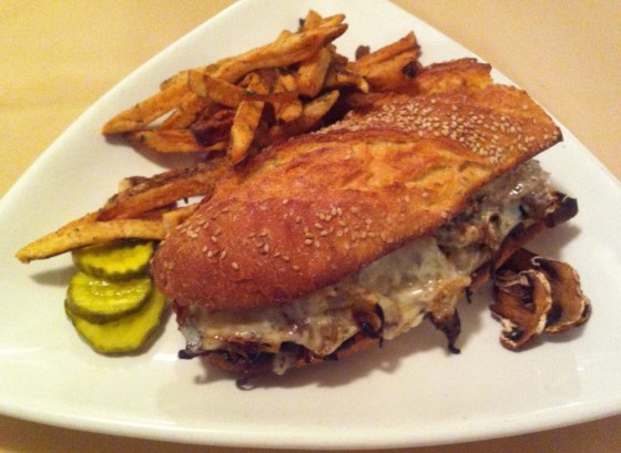 Mushroom Cheesesteak