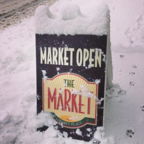 Market at Liberty snow
