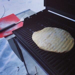 Grilling Pizza