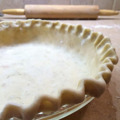 Pie crust Closeup