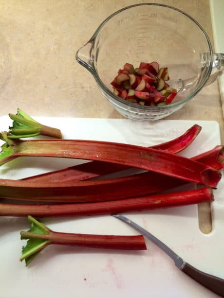 Pie rhubarb