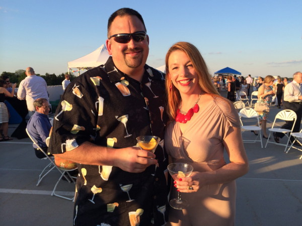 Blue Dog Printing at Up on Roof