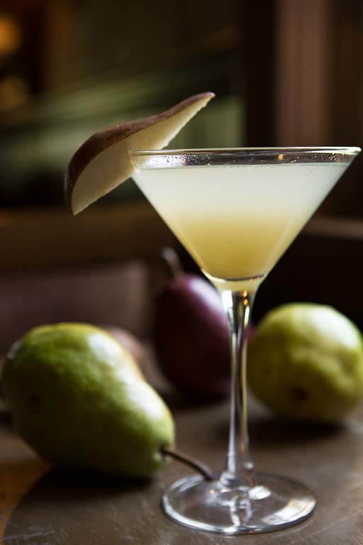 Harvest Pear Martini, Vickers Restaurant