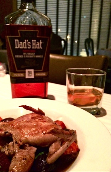 dads hat sazerac with quail