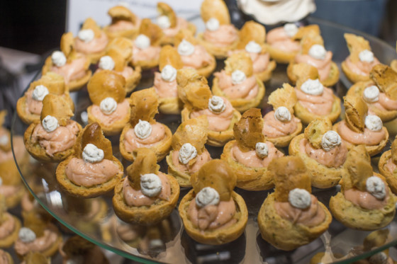 Salmon Gougeres, Sips Bistro and Bar