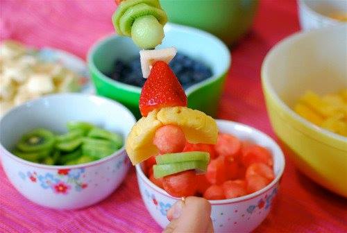 fruit skewers