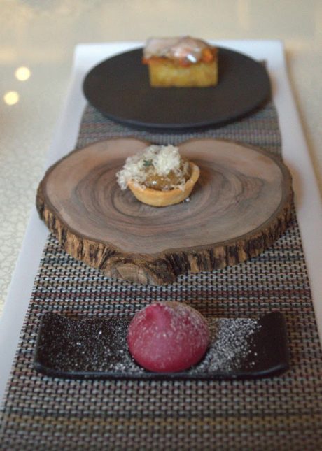 Volver appetizer trio