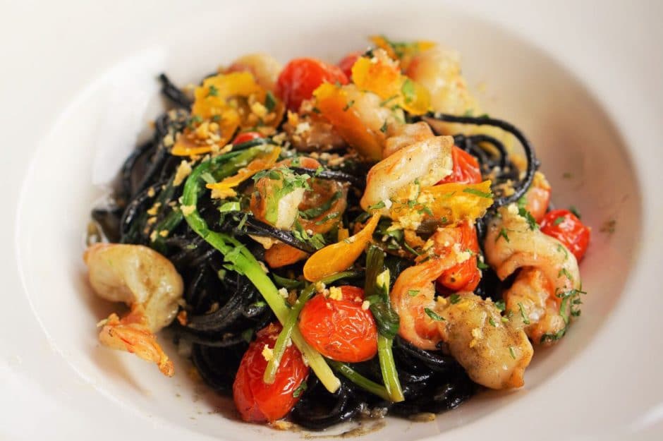 Palladinos black spaghetti