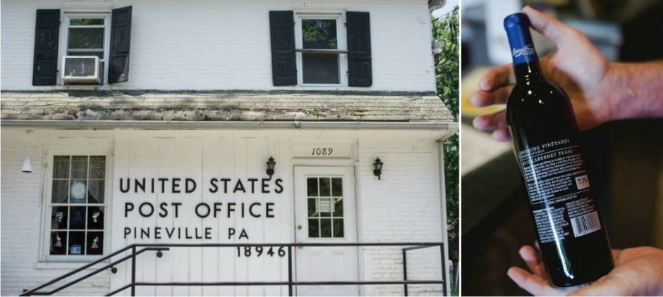 Bucks County Wine Trail collage