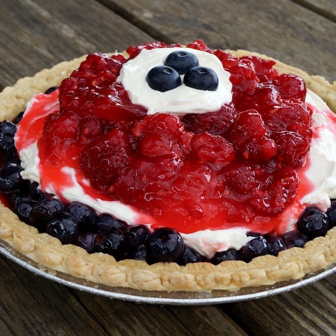 Red-White-Blueberry-Pie