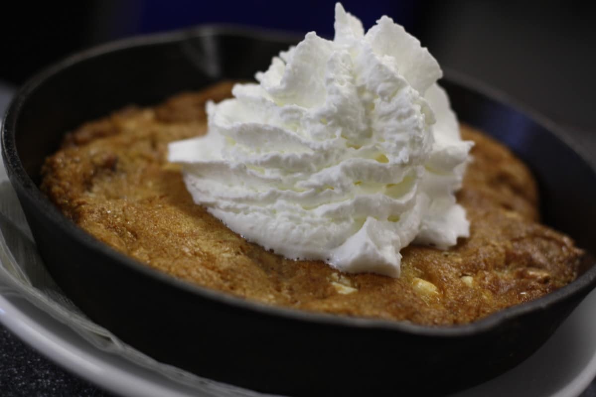 Salted Caramel Skillet Cookie