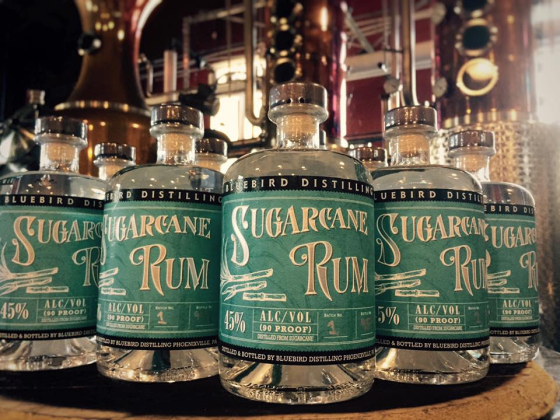 Sugarcane Rum Bluebird Distilling