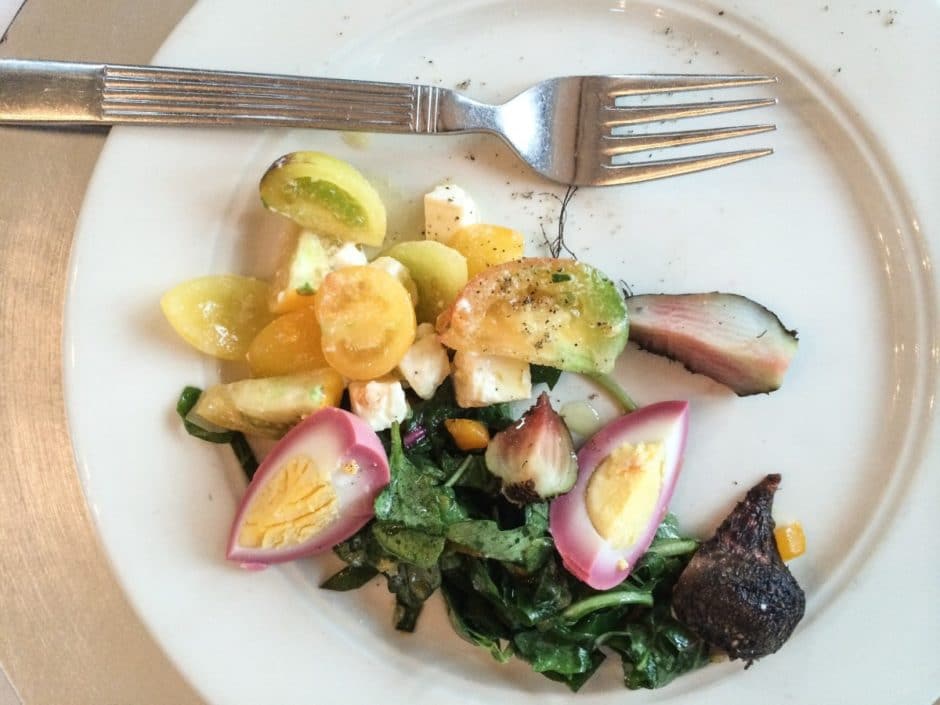The Gables Wine Dinner Rooftop Salad