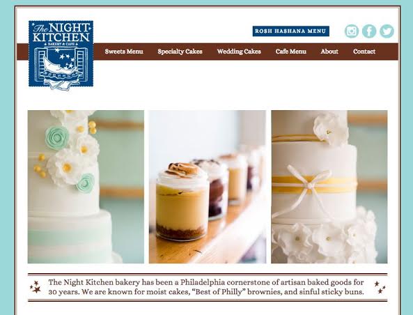 Night Kitchen Bakery Website