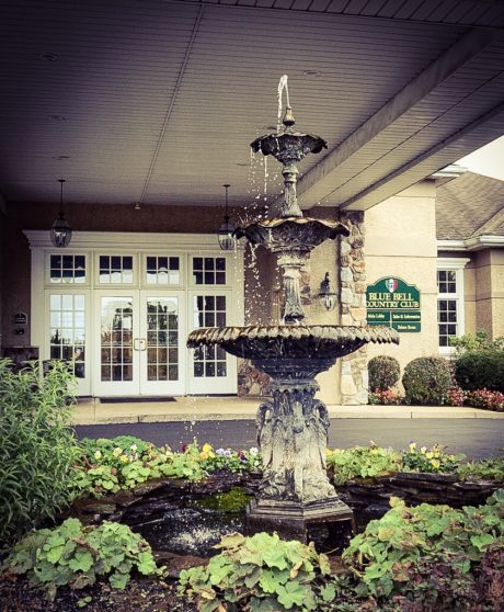 Blue Bell Country Club fountain