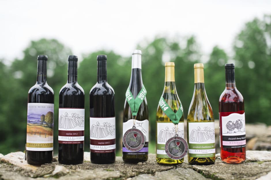 Borderland Vineyard Wine Varietals 