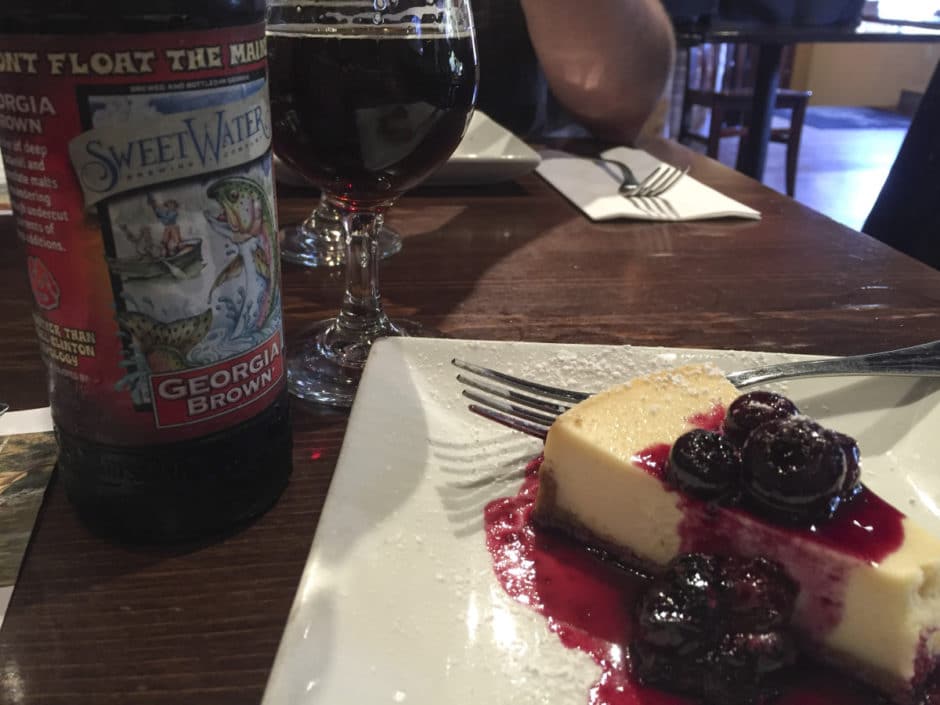 sweetwater - georgia brown with cheesecake