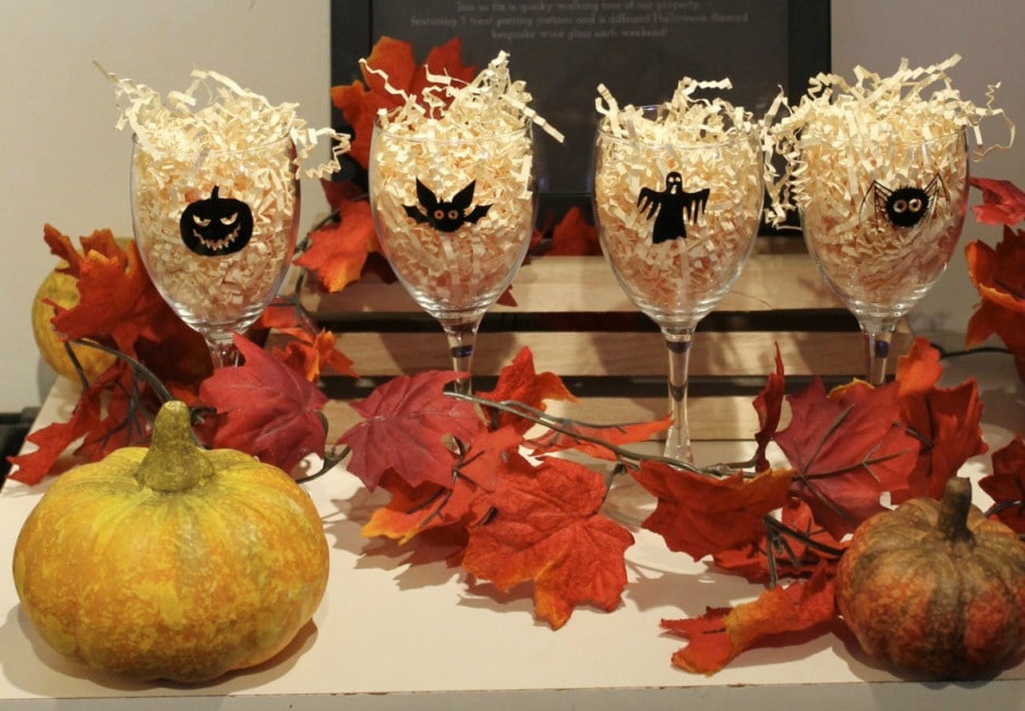Chaddsford Winery Halloween Glasses