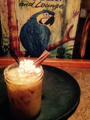 Blue Parrot Bistro Pumpkin Pie-Spiked Latte