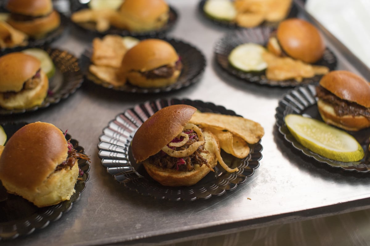 Sliders Food Samplings