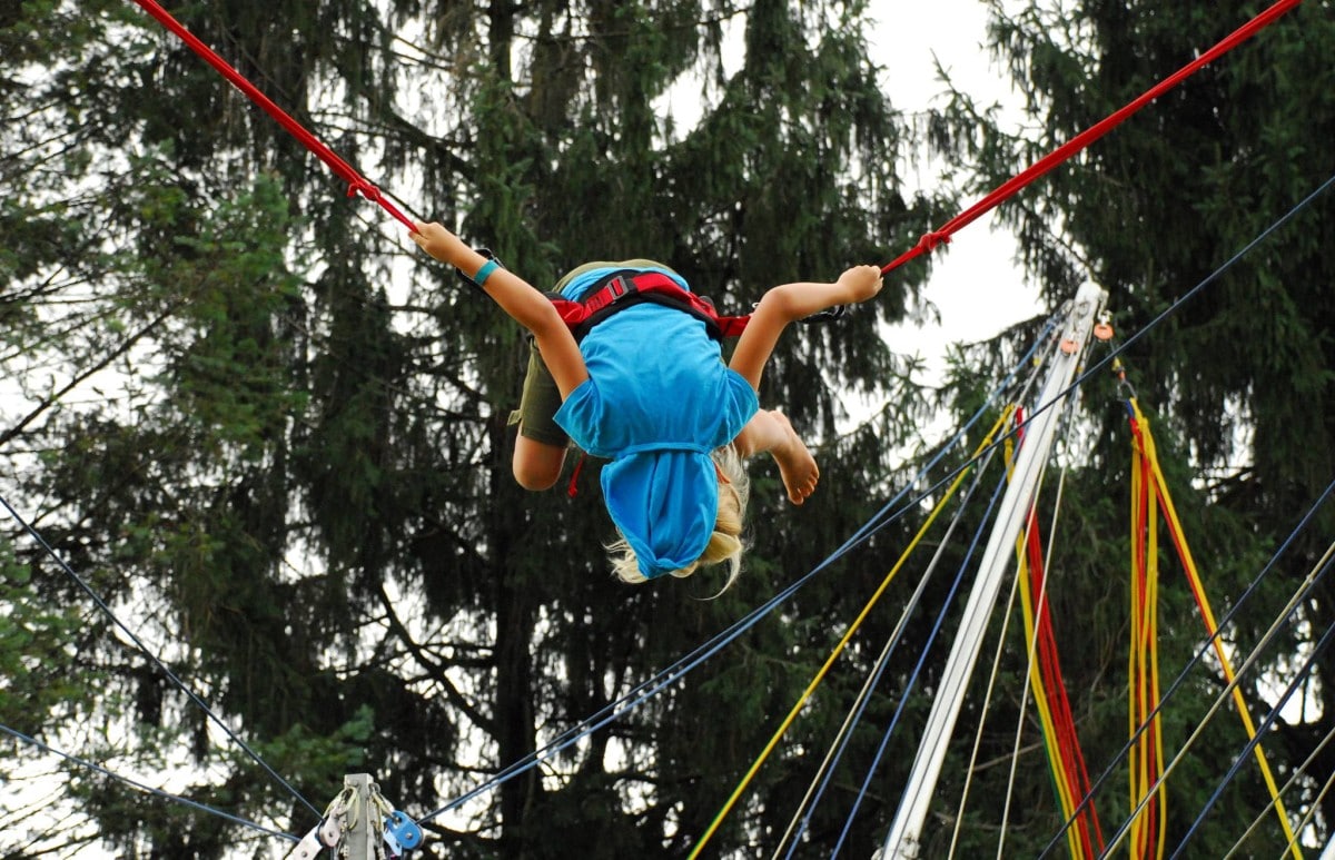 treehouse world bungee trampoline