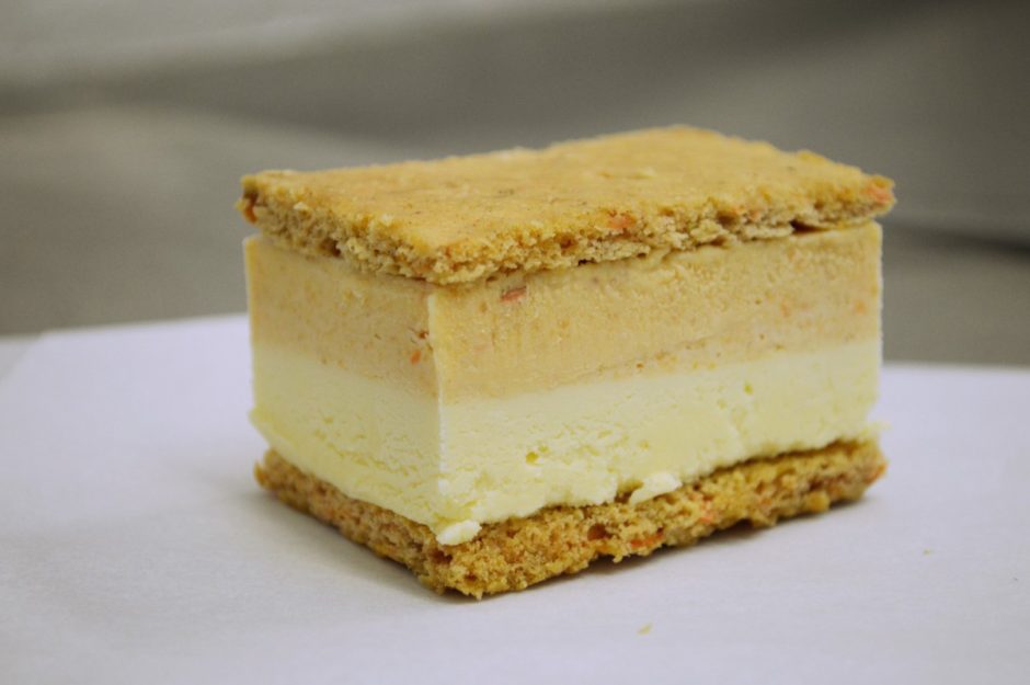 Weckerly's Carrot Cake Ice Cream Sandwich