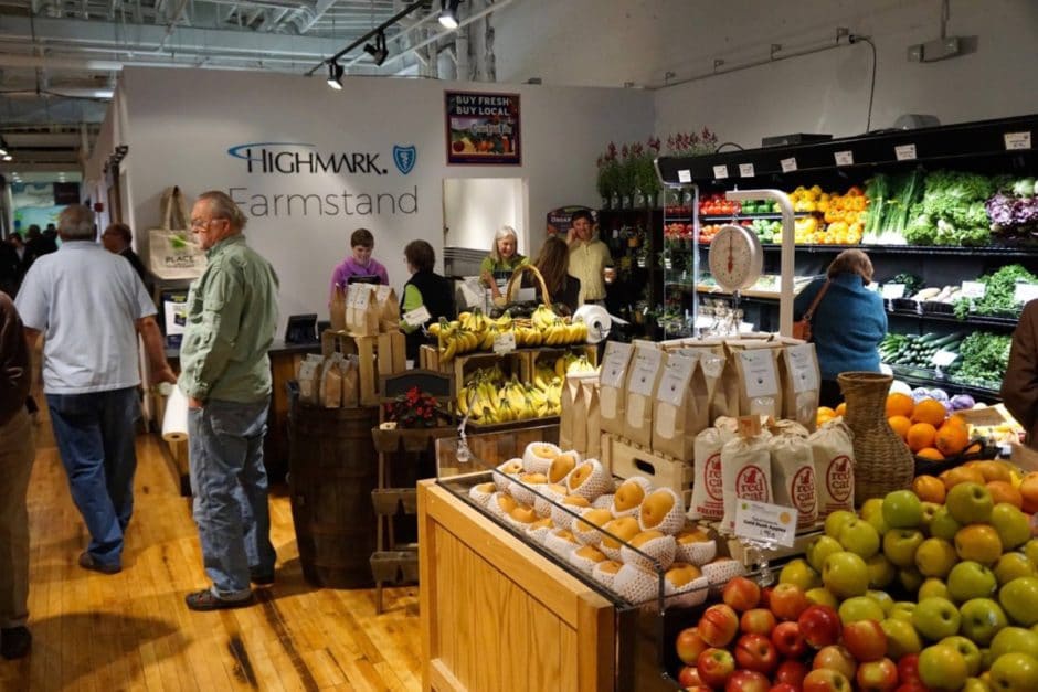 Easton Public Market farmstand 