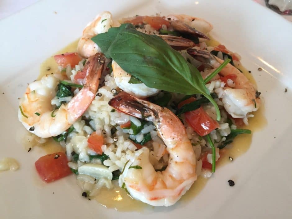 Sea Isle andrea trattoria shrimp risotto