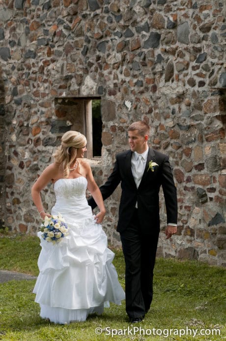 Vickers bride and groom 