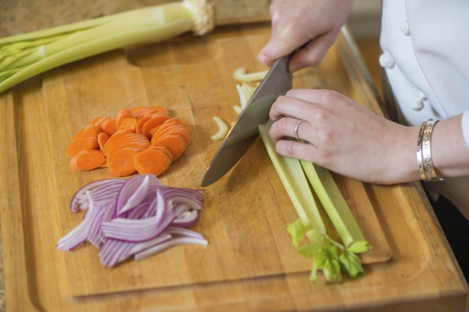 Wildflower Chef carrots, celery onions