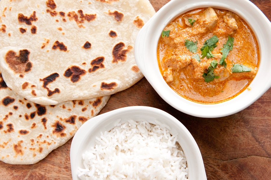 Butter Chicken And Naan