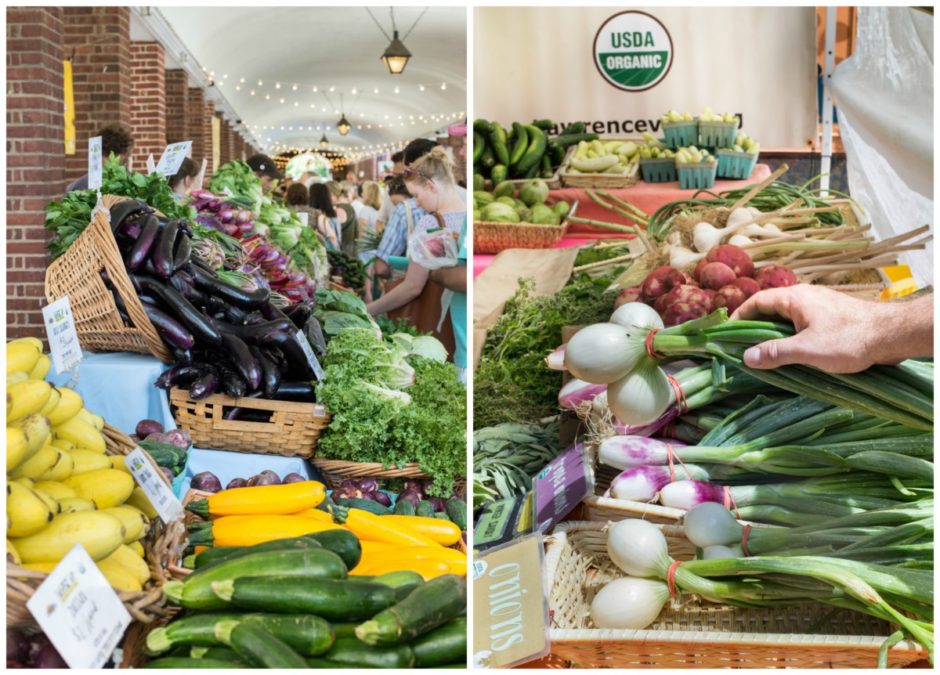 PA veggies market collage