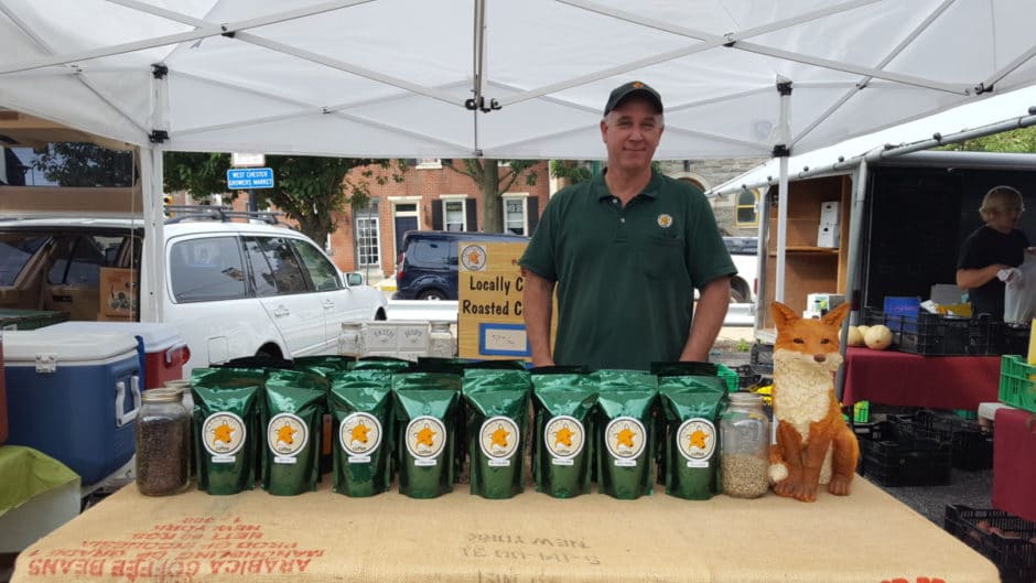 West Chester Growers Market tally ho coffee