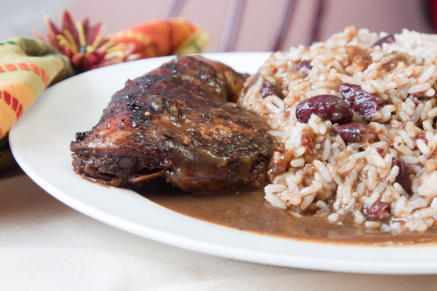 Jerk Chicken With Rice 