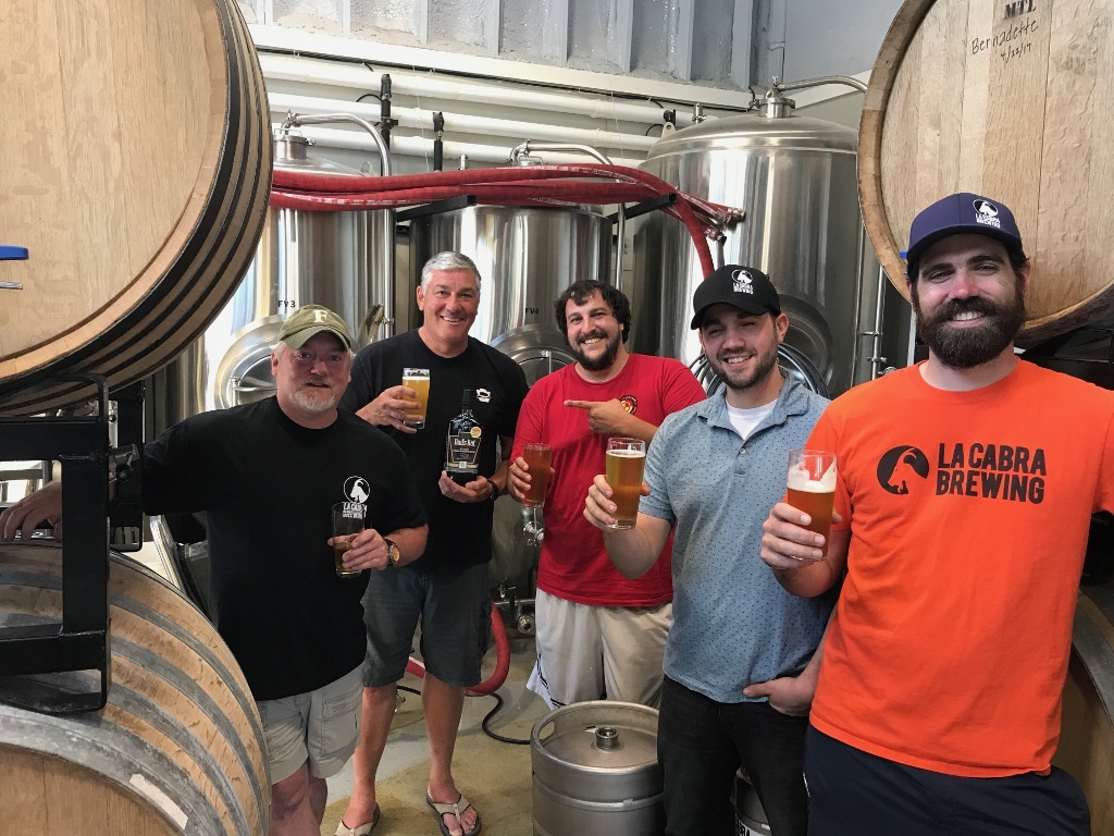 Nectar La Cabra Brewing Dad's Hat dinner