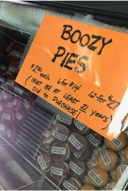 boozy pies