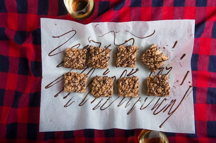 wine rice krispy treats