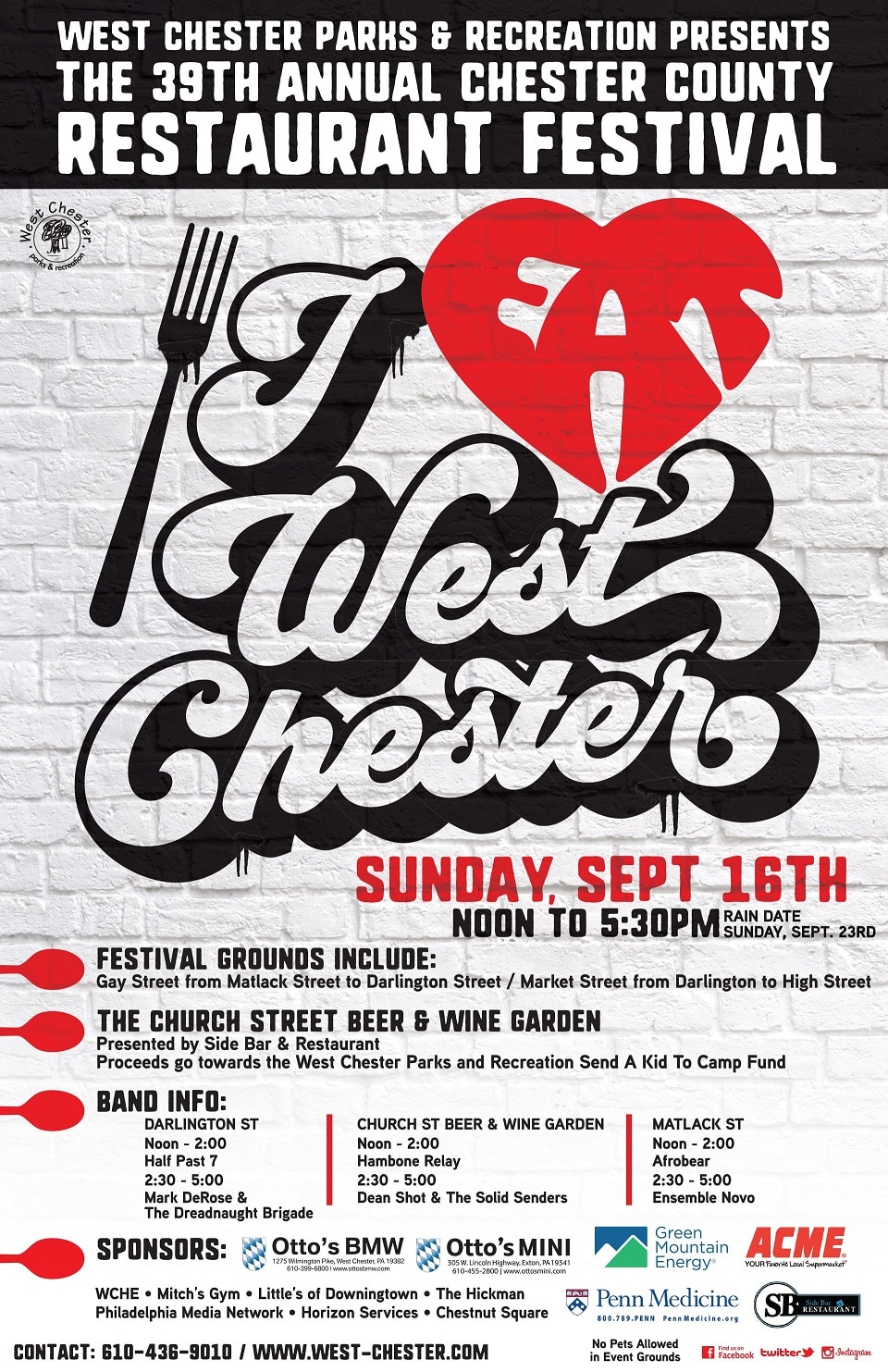 Chester County Restaurant festival