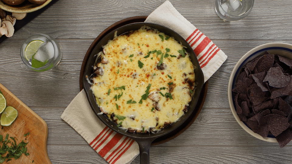 Mushroom Queso Fundido