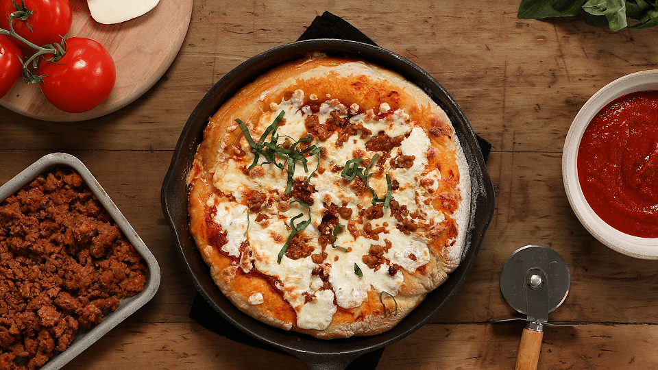 Cast Iron Skillet Pizza