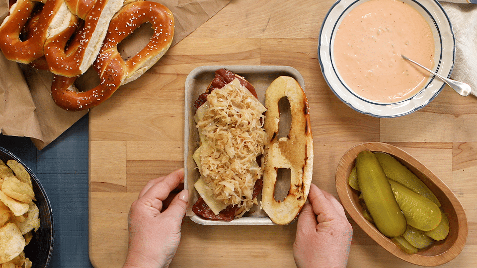 Philly Pretzel Reuben