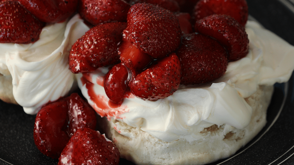 Roasted Strawberry Shortcake