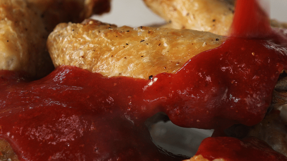 strawberry chipotle air fryer wings