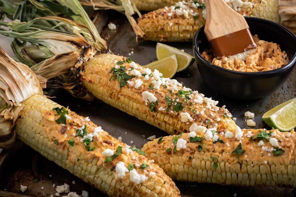 grilled corn